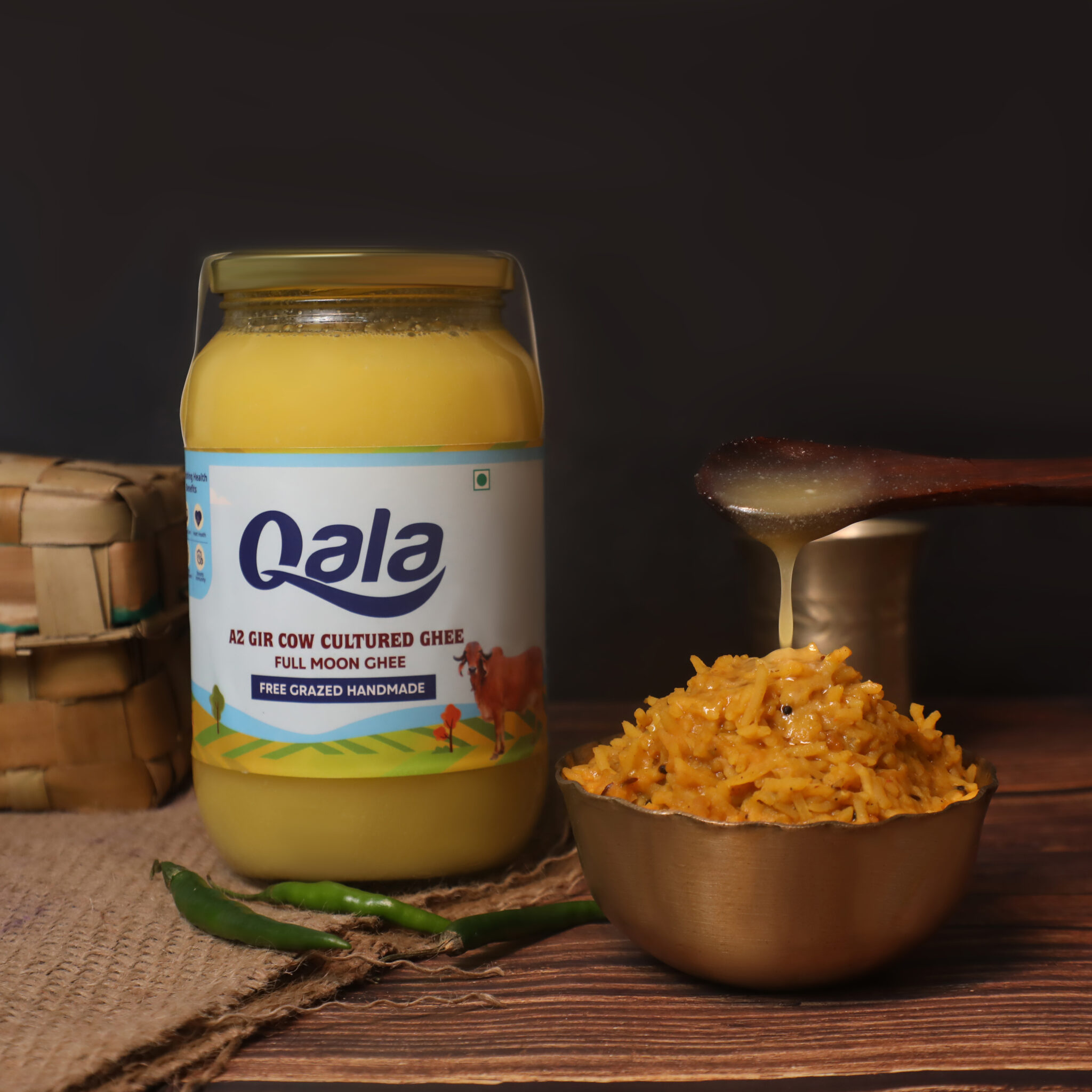 A2 Cultured Ghee, Desi Gir Cow | 1000ml