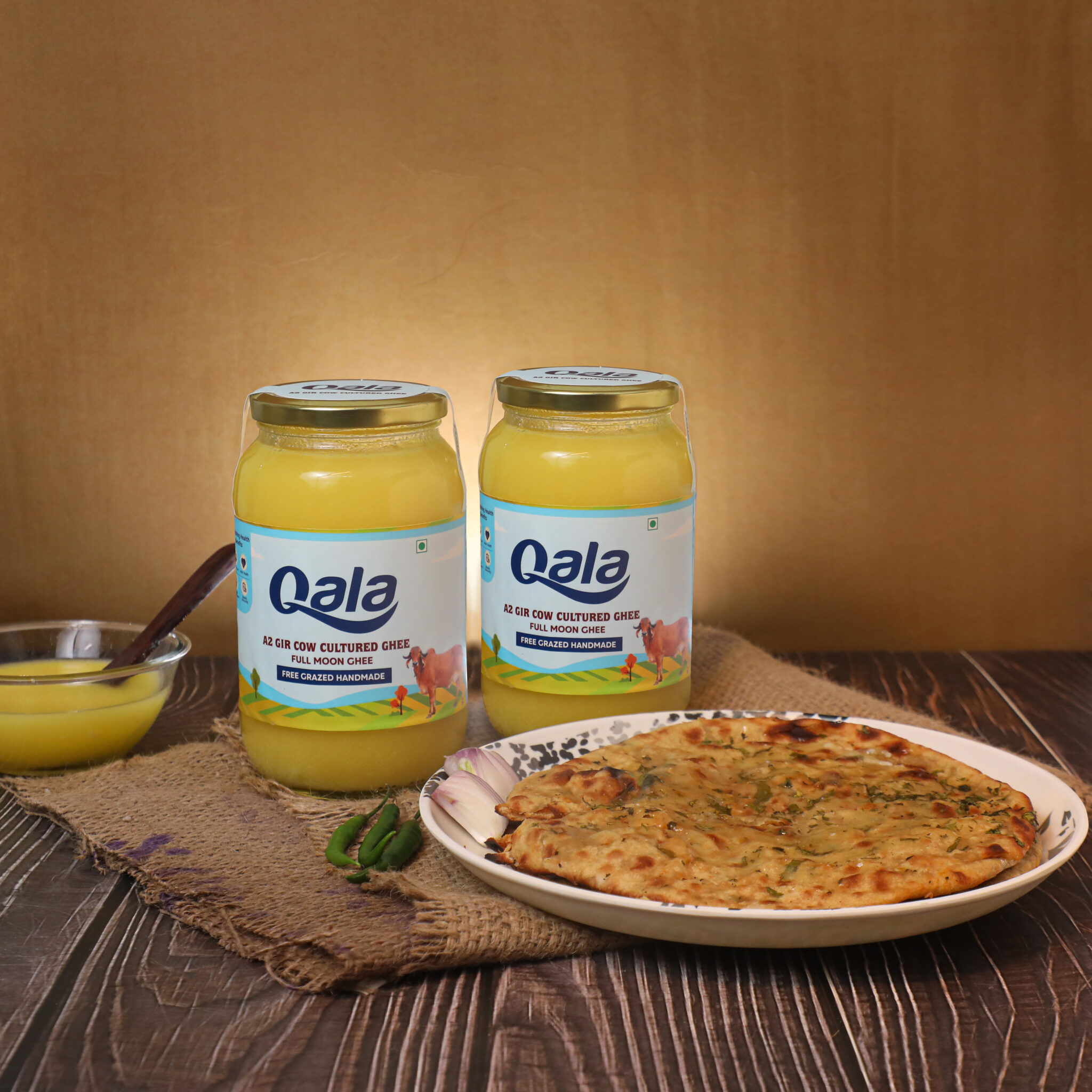 A2 Cultured Ghee, Desi Gir Cow | 1000ml + 1000ml